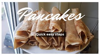 Recipe How To Make Thin Pancakes  CWF [upl. by Clayberg]