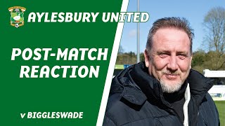 POSTMATCH REACTION  Aylesbury United 10 Biggleswade [upl. by Malley]