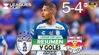 Pachuca vs New York RB 11 Pen 54  Resumen Completo  Leagues Cup 2024 [upl. by Zeuqram]