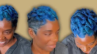 Blue pixie cut Tasha K not sped up [upl. by Esyahc]