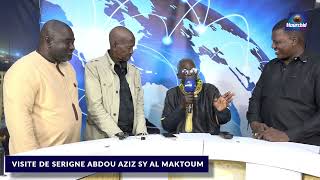 🔴Serigne Abdoul Aziz SY Al Maktoum frère de Serigne Moustapha SY rend visite la chaine des valeurs [upl. by Savadove]