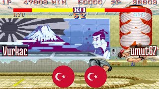 FT5 sf2ce Vurkac TR vs umut67 TR Street Fighter II Champion Edition Fightcade Dec 23 [upl. by Shaner]