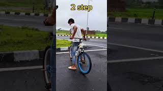 How to switch back in cycle tutorial 16 second 🚴😱  shorts cyclestunt wheelie stunt video [upl. by Marwin680]