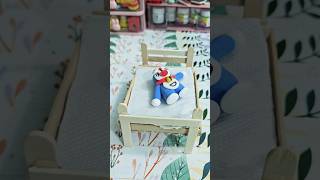 Icecream stick se bed bnae doraemon youtubeshort kidseasycraft [upl. by Cleopatra462]