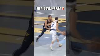 Steph amp Klay guarding each other 🥲 [upl. by Yrram]