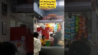 AC Waiting Room at LTT Railway Station Mumbai  Pawan Express  Indian Railways shorts [upl. by Tselec]