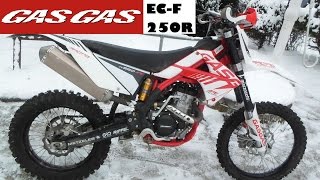 2013 GASGAS ECF 250 Factory SNOW action [upl. by Delanie]