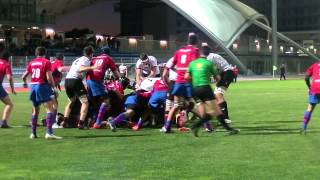 Rugby Crabos RCT Toulon vs Beziers Essai RCT Toulon Stade LéoLagrange Toulon 2015 [upl. by Artnoed]