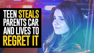 TEEN Steals Parents CAR and Lives To REGRET IT [upl. by Arayk17]