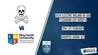 UCC vs Maynooth University  2024 Electric Ireland HE GAA Fitzgibbon Cup Group A 🏆 [upl. by Chloris]