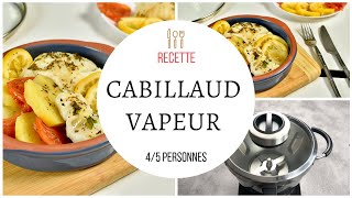 Cabillaud à la provençale vapeur  Recette au Cook Expert Magimix [upl. by Charlena]