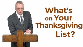 Whats on Your Thanksgiving List [upl. by Debra78]