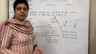 Quadrilaterals  Mid Point Theorem And Converse Of Mid Point Theorem  Unit 8  Class 9 [upl. by Manvil]