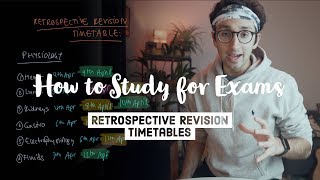 How to study for exams  The Retrospective Revision Timetable [upl. by Jordison]