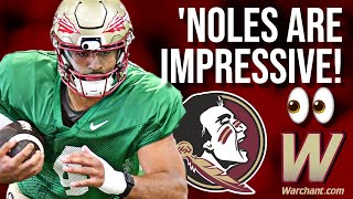 Noles are IMPRESSIVE  FSU Spring Football Breakdown  Jeff Cameron Show  Warchant TV FSU [upl. by Lyns]