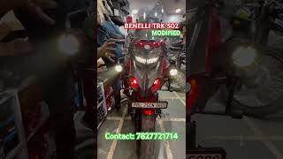 BENELLI TRK 502 MODIFIED at RAJU BHAI SKD  rajubhaiskd [upl. by Johann]