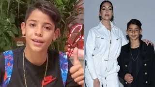 Cristiano Ronaldo Jr Speaks 4 Languages in Impressive Instagram Debut 2020 [upl. by Aoket143]