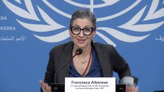 QampA with Francesca Albanese Special Rapporteur on the occupied Palestinian territory [upl. by Yekcor]