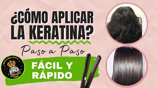 ¿CÓMO APLICARSE LA KERATINA EN CASA Paso a Paso  Fácil y Rápido  Milimon 🌸 [upl. by Mapes]