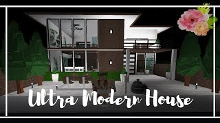 Welcome to Bloxburg Ultra Modern House  Speedbuild  48k [upl. by Kcirrag]