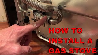 How to hook up a gas oven and not blow up your house [upl. by Ronel]