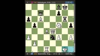 GM Evgenios Ioannides Greece vs Erik Hakobyan Armenia chess shorts subscribe [upl. by Maddocks]