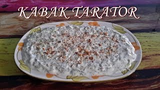 KABAK TARATOR TARİFİ  YOĞURTLU KABAK SALATASI [upl. by Estella]