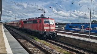 Abfahrt des Regionalexpress 59130 am 28052024 in Augsburg Hbf [upl. by Ilsel]