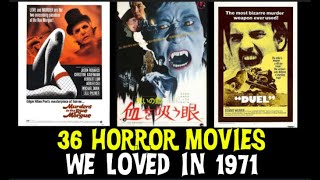 Unveiling The Top 36 Most Terrifying Horror Movies of 1971 You NEED to Watch ASAP 😱🎬 [upl. by Mccartan808]