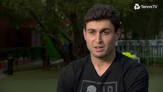 PreTournament Interview Aslan Karatsev – 2022 Dubai Duty Free Tennis Championships [upl. by Tem730]