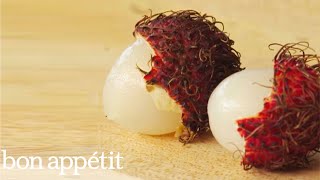 How To Eat Rambutan Fruit [upl. by Norrehc]