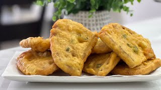 Du Pain Frire  Bread Pakora NO OIL [upl. by Adnolahs]