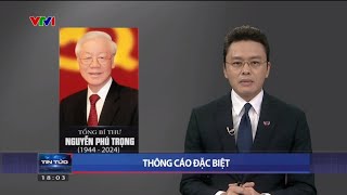 Tổ chức tang lễ Tổng Bí thư Nguyễn Phú Trọng với nghi thức Quốc tang  VTV4 [upl. by Si]