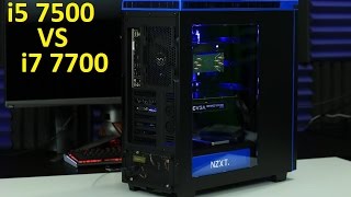 i5 7500 VS i7 7700  EVGA 1080 FTW  Game Benchmarks 1080p [upl. by Nnylram]