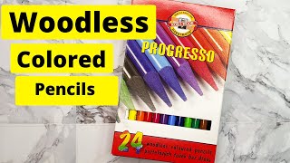 KohiNoor woodless colored pencil  test and comparison with Polycolor [upl. by Aural]