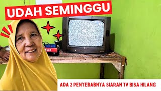 2 PENYEBAB SIARAN TV DI SET TOP BOX HILANG DI TV TABUNG [upl. by Oetsira]