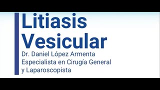 Litiasis Vesicular [upl. by Ylen]