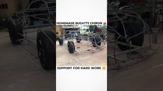 Making new Homemade Bugatti Chiron Supercar  Restored old car to New restoration shorts [upl. by Ayikur]