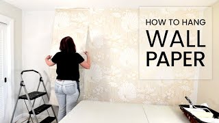 How to Hang Wallpaper with Paste [upl. by Christye]