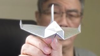 3D PAPER AIRPLANE quotJUPITERquot TAKE OFF [upl. by Backer]