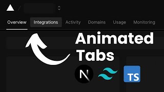 Build Vercels Animated Tabs with Tailwind CSS and Framer Motion [upl. by Yrocaj]