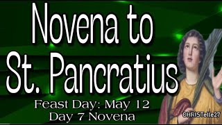 St Pancratius Novena  Day 7 Patron of Children Jobs Health Cramps Headaches Perjury [upl. by Oidacra886]