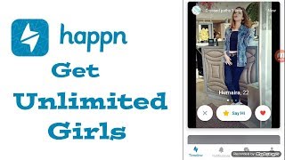 Happn  Get Unlimited Matches  happn hack Hindi  happn [upl. by Kiryt]