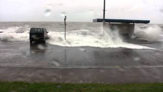 North Wales Storm Surge  Dec 2013 [upl. by Maharva]