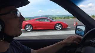 Kadett vs Ferrari 360 modena [upl. by Yggep340]