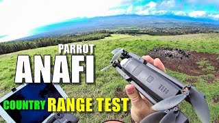 Parrot ANAFI Range Test in Country  How far will it go No Interference [upl. by Chrissy574]