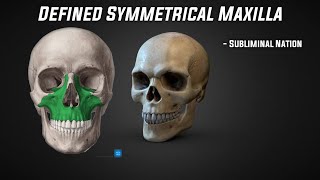 Defined Symmetrical Maxilla Subliminal Very Potent Sub Get Defined And symmetrical Maxilla Bone [upl. by Adamsen476]