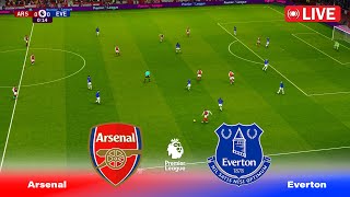 🔴LIVE  ARSENAL vs EVERTON  Premier League 2024  Full Match Stream  Football Game Simulation [upl. by Eibrab]