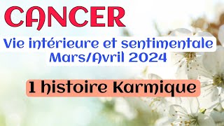 ♋ CANCER ♋ MARS  AVRIL 2024 quot 1 histoire KARMIQUE quot [upl. by Kerry]