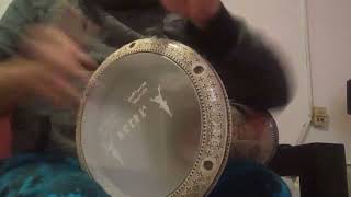 Darbuka Turkish Split Fingers  Malfuf  Fallahi  Tawil rhythms [upl. by Grefer]